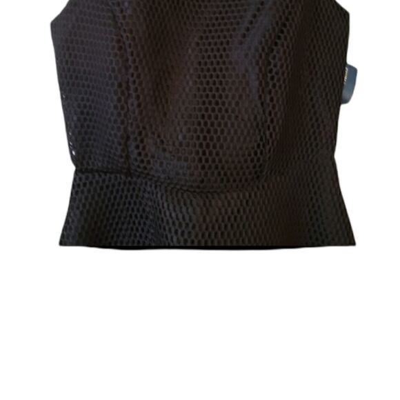 Finn clover Black Mesh Sleeveless dress sz XS - Picture 4 of 7